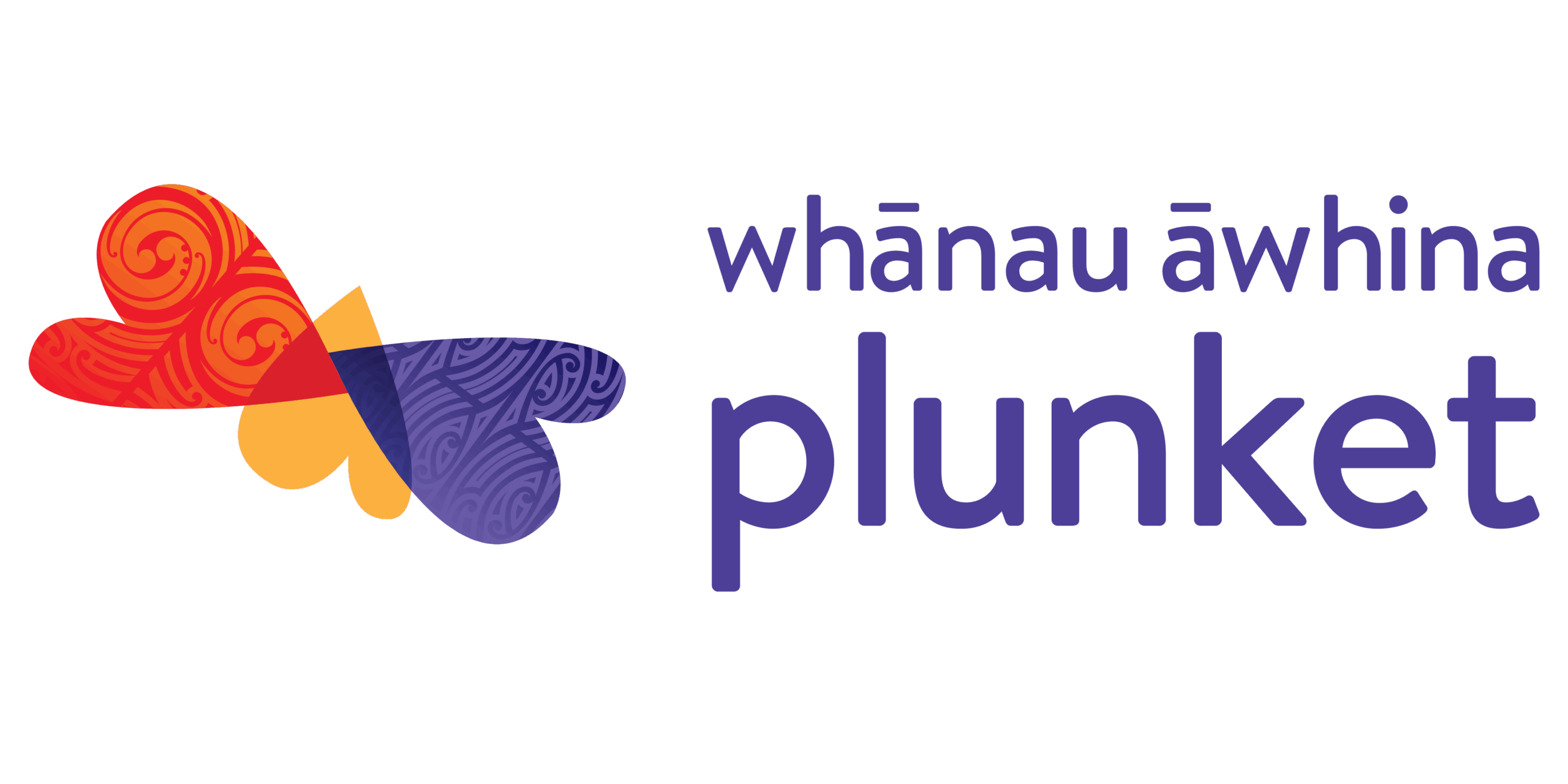 Plunket logo secondary purple